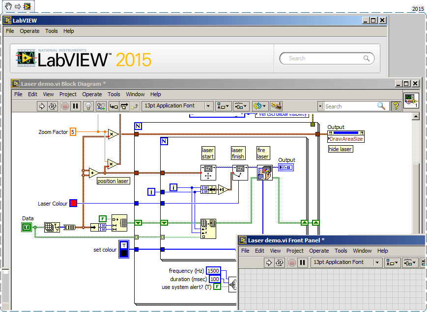 LabVIEW screen capture